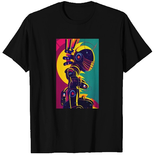 Ninja warrior robot T Shirts
