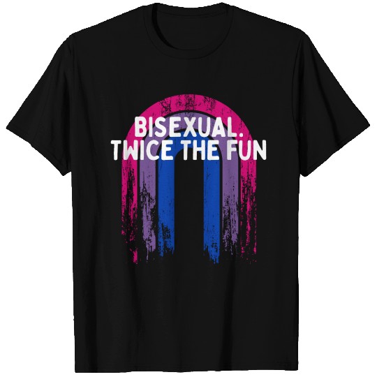 Bisexual. Twice the Fun Bi LGBTQ Bi Pride LGBT T Shirts