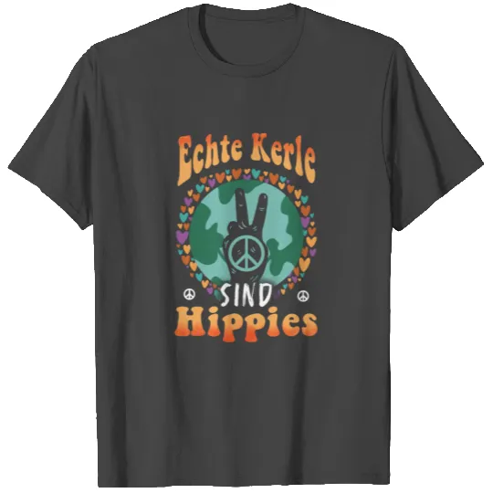 Hippie Peace Groovy FlowerPower Boho Woodstock T Shirts