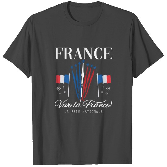 France Bastille Day Celebrations July Paris Eiffel T Shirts