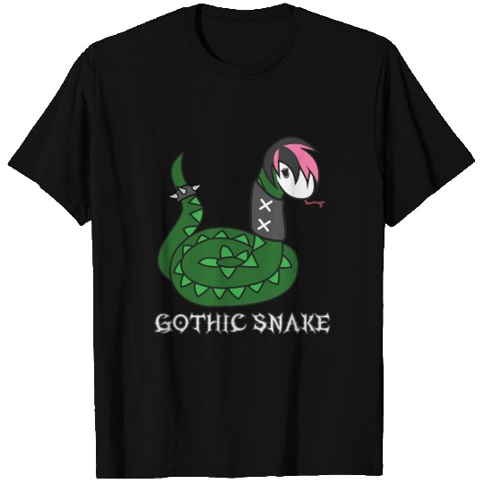 Gothic Snake Gift for Snake Owners T Shirts