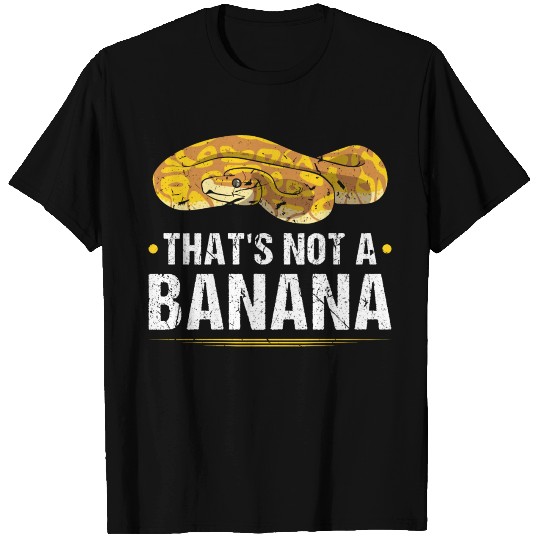 Banana Ball Python Snake T Shirts