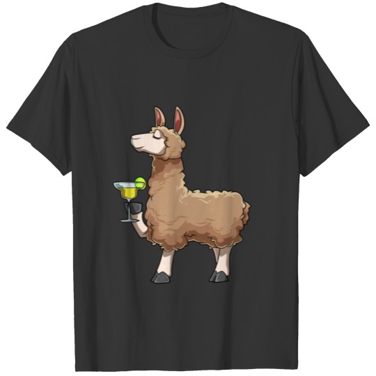 Funny Alpaca Drinks Cocktail for a Alpaca lover T Shirts