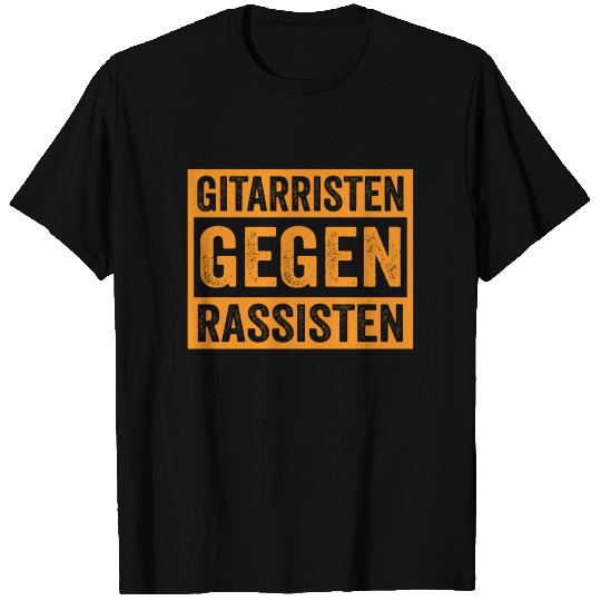 Guitarists Against Racists Punk Guitar Anti Racism T Shirts