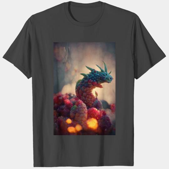 Blueberry Fruit Dragon T Shirts