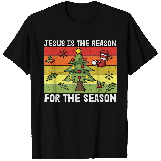 jesus is the reason for the season xmas christmas T Shirts