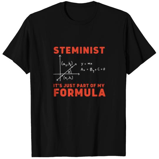 Female Stem Scientist Technology Student, T Shirts