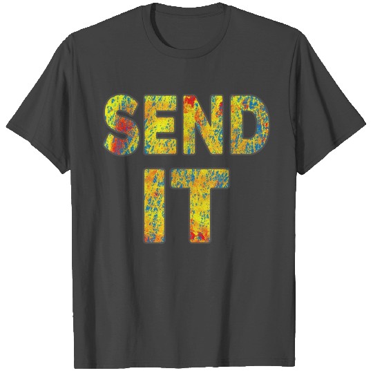Mountain Bike - Send It - Fat Bike MTB T Shirts