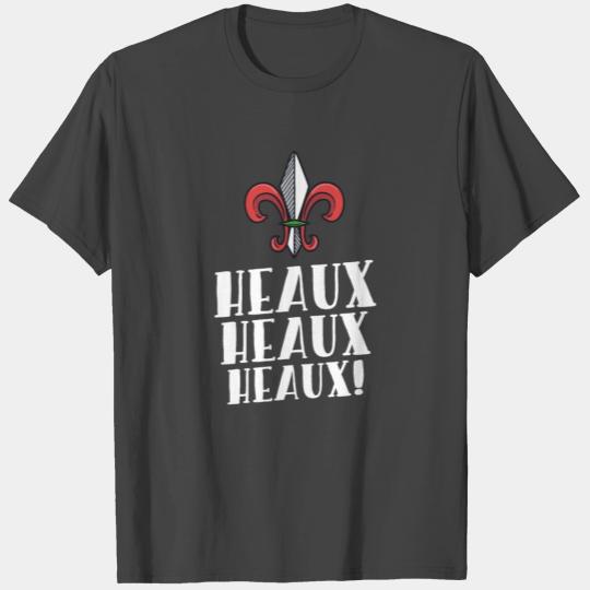 Heaux Heaux Heaux Cajun Christmas Louisiana Xmas T Shirts