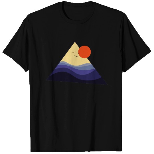 Triangle Sunset T Shirts