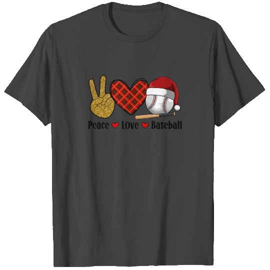 Baseball Christmas Baseball Player Xmas Party T Shirts