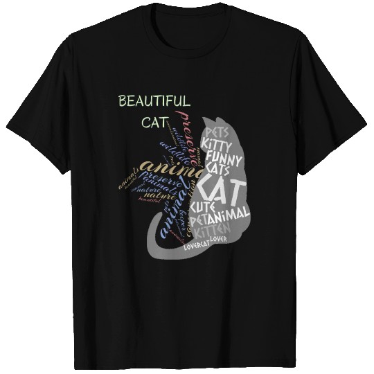 Beautiful Black Cat T Shirts