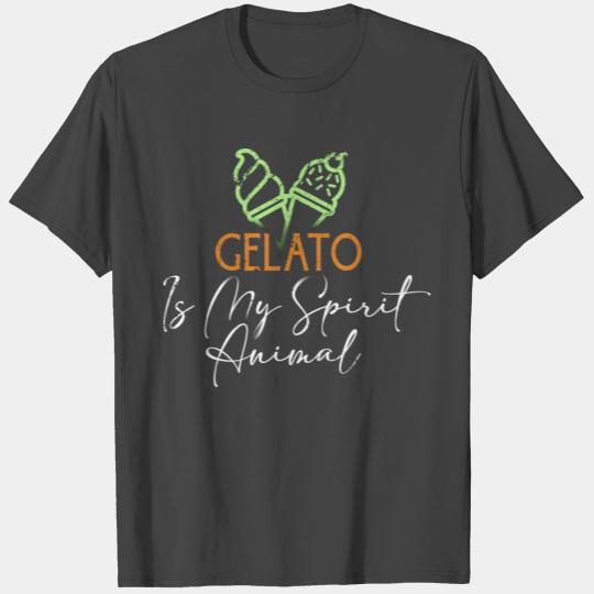 Gelato My Spirit Animal Funny Italian Ice Cream Lo T Shirts