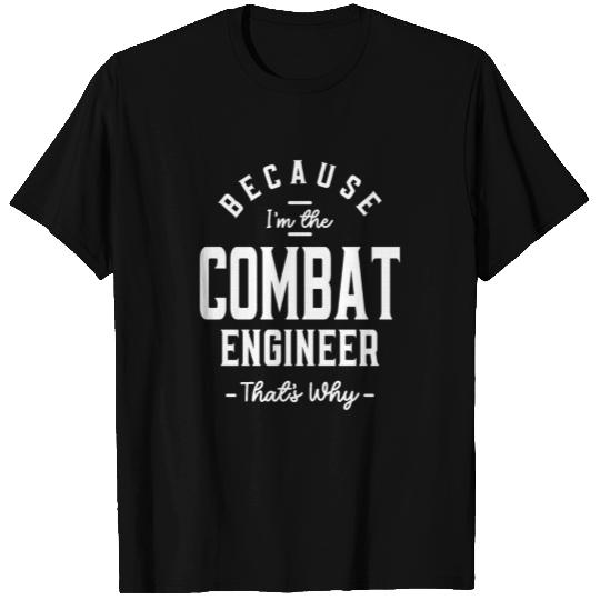 Combat Engineer Job Title Profession T Shirts