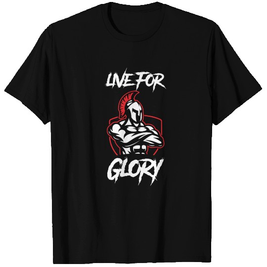 Glory Sparta Warrior Spartan Helmet Gladiator Anci T Shirts