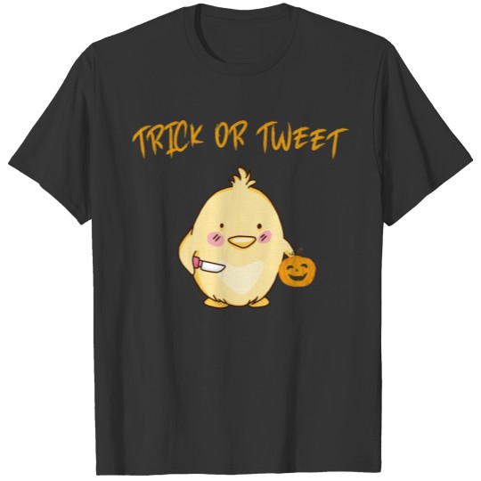 Cute Halloween/Fall Baby Chick (Trick or tweet) T Shirts