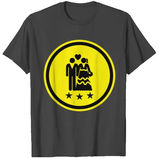 Couple wedding bride and groom T Shirts