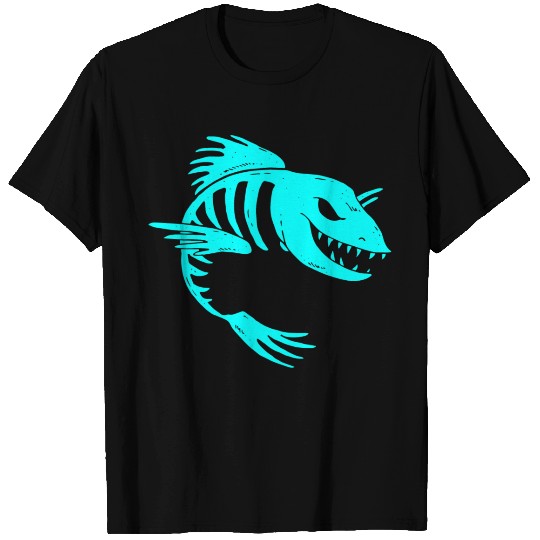 Fish Skeleton T Shirts