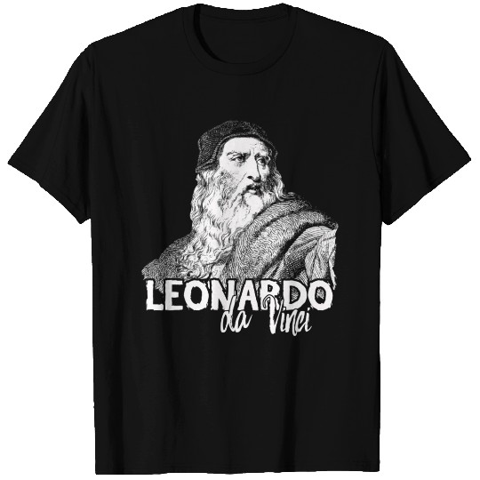Leonardo Da Vinci Self Portrait T Shirts