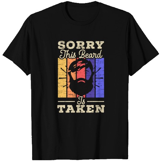 Sorry This Beard Is Taken Couple Valentines Day T Shirts
