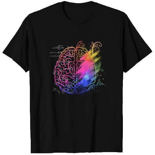Art Teacher Brain, Math Teacher T Shirts