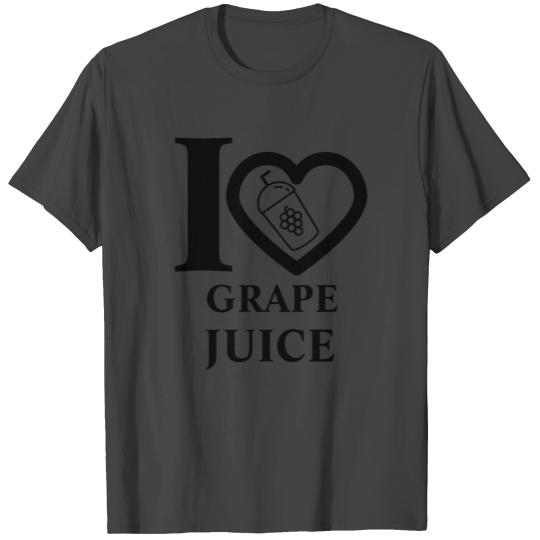 I Love Grape Juice T Shirts