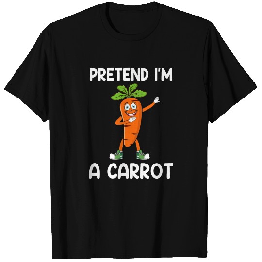 Pretend I'm A Carrot Funny Carrot Halloween T Shirts