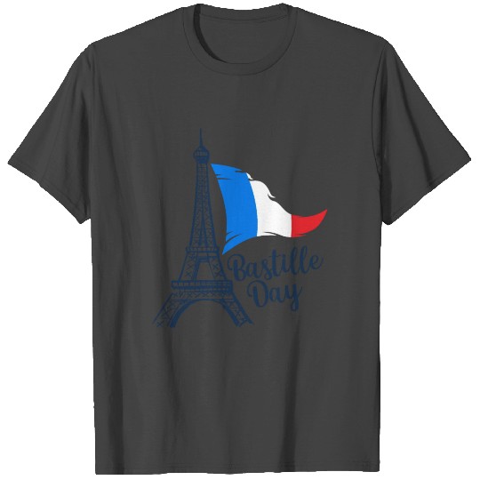Bastille Day Paris Souvenir Eiffel Tower France Fl T Shirts
