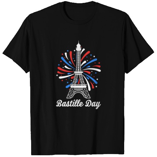 France Bastille Day Love Paris Souvenir Eiffel Tow T Shirts