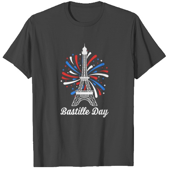 France Bastille Day Love Paris Souvenir Eiffel Tow T Shirts