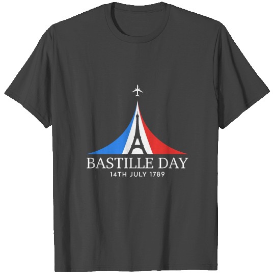 Eiffel Tower Bastille Day France Paris Souvenir T Shirts