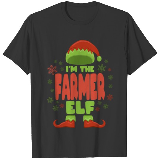 Farmer Christmas Elf T Shirts