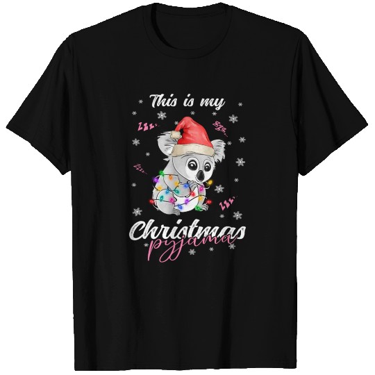 Winter Christmas Pyjama Koala T Shirts