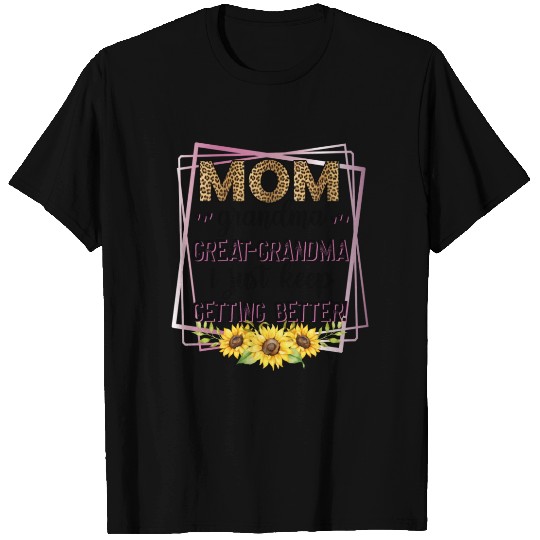 Grammy Sublimation Mom T Shirts, Great Grandma T sh