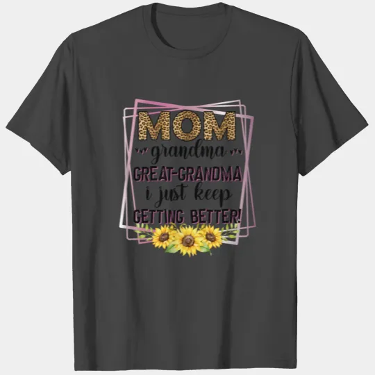 Grammy Sublimation Mom T Shirts, Great Grandma T sh