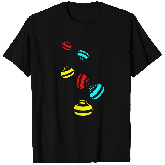 Curling sport T Shirts