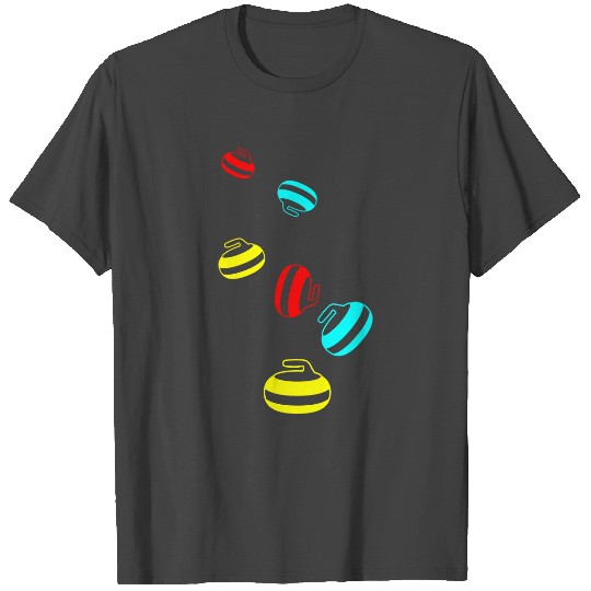Curling sport T Shirts