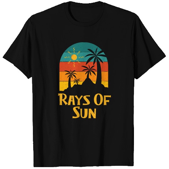 Rays of Sun Beach Motivational Quote Ocean T Shirts