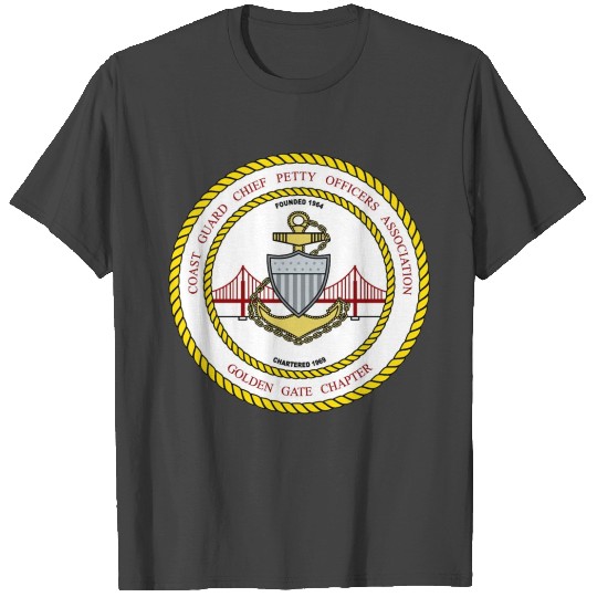 CG CPOA Golden Gate Chapter (U.S. Coast Guard) T Shirts