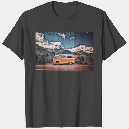 Vintage Klausenpass Spiringen Painting Switzerland T Shirts