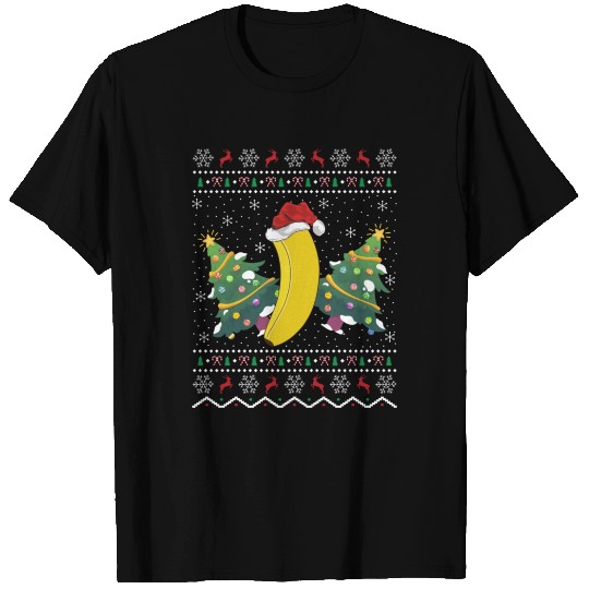 Banana Lover Xmas Gift Ugly Banana Christmas T Shirts