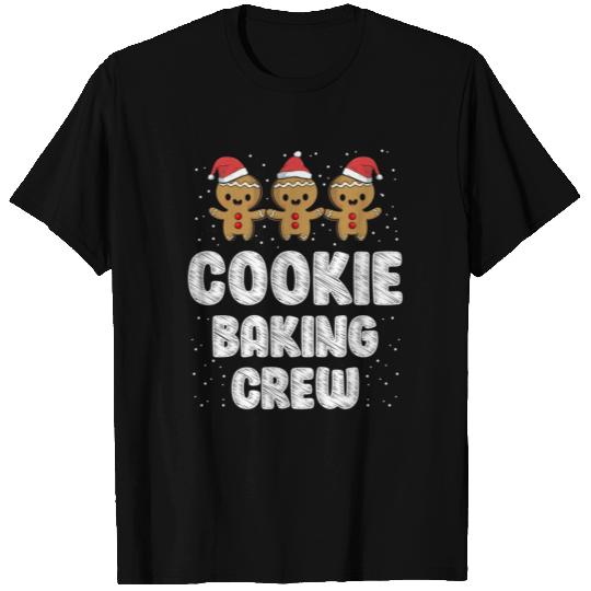 Cookie Baking Crew Christmas Family Gingerbread T Shirts