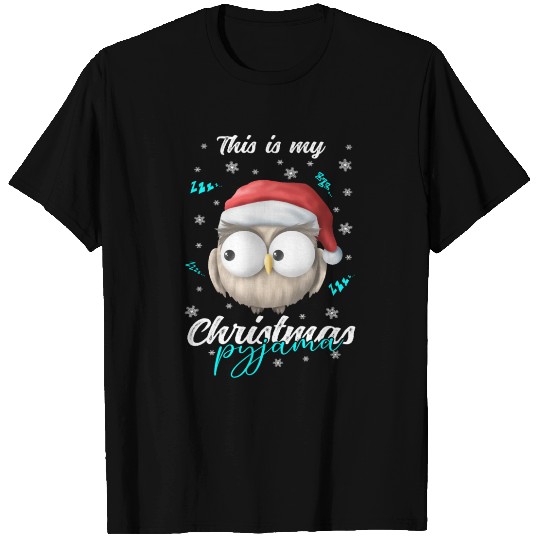 Winter Christmas Pyjama Owl T Shirts