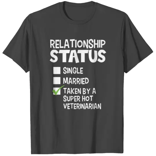 Funny His and Her Gift Idea Veterinarian T Shirts