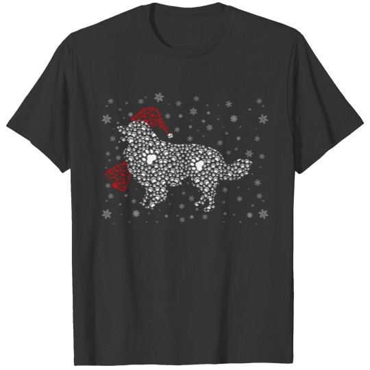 Border Collie Christmas Dog Santa Xmas Pajama T Shirts