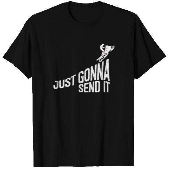 Just Gonna Send It American Flag Motocross T Shirts