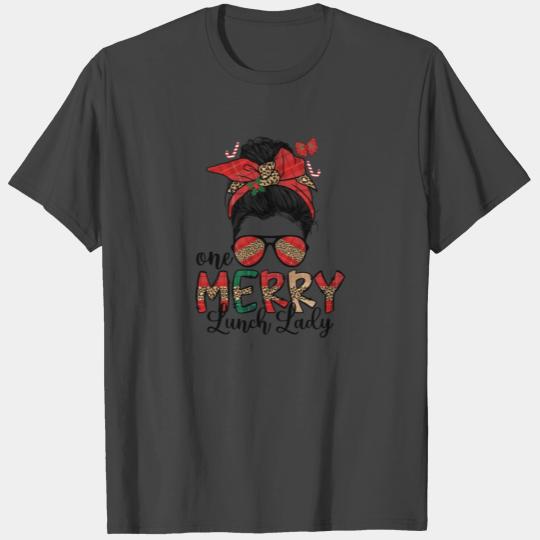 Lunch Lady Christmas School Cafeteria Lady Xmas T Shirts
