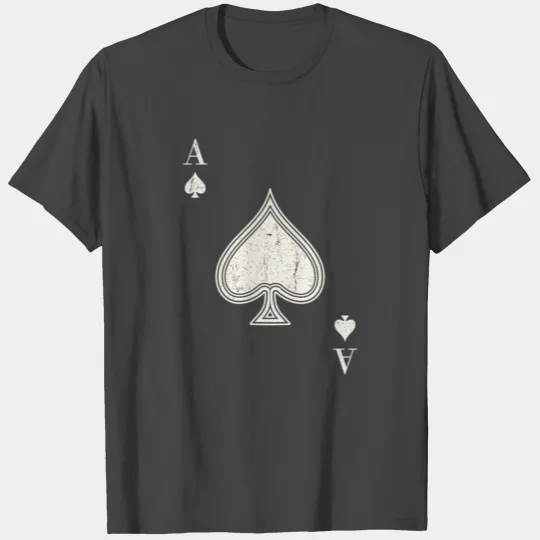 Ace Of Spades Blackjack Cards Poker 21 T Shirts