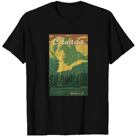 vintage canada travel T Shirts