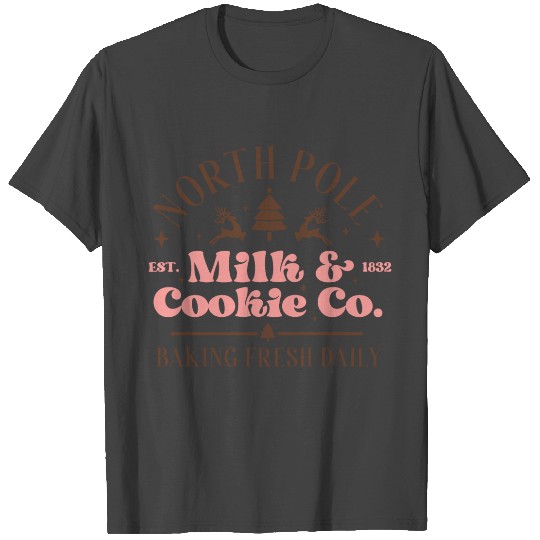 North Pole Milk & Cookie Co T Shirts